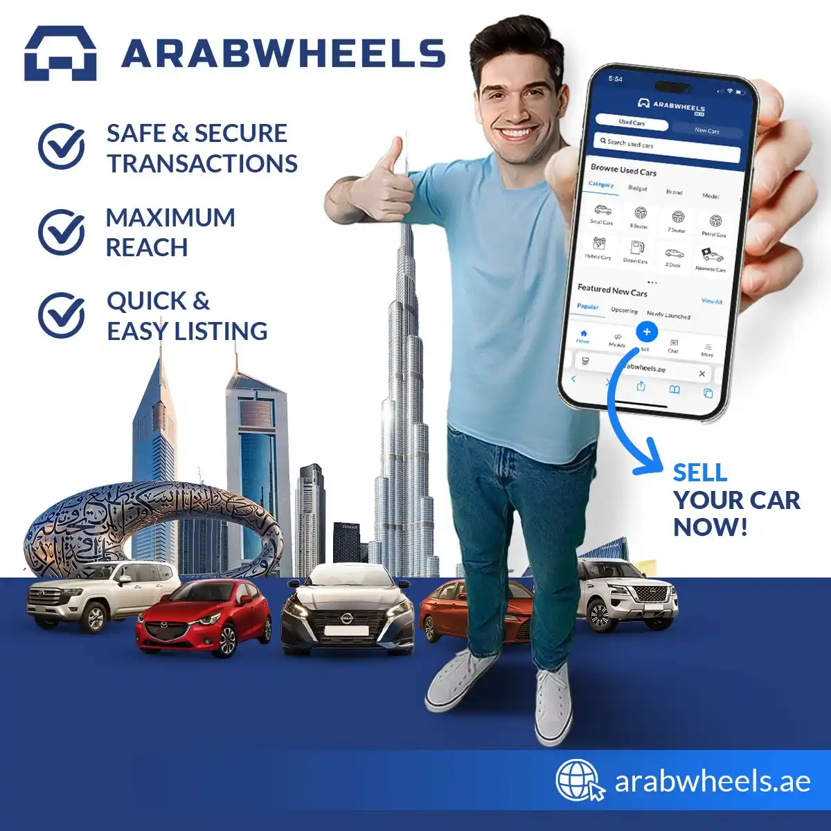 Image from ArabWheels: Looking to sell your car fast and hassle-free? 🚗💨 List it on arabwhe...