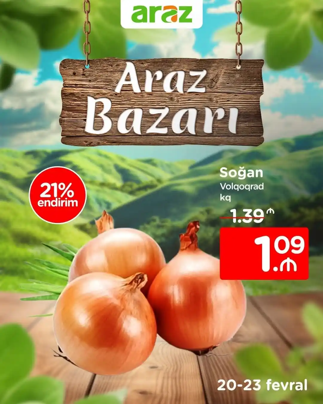Image from Araz: Həftəsonu “Araz”da endirimlər yolunuzu gözləyir. 😍🛒 Dəyərli izləyic...