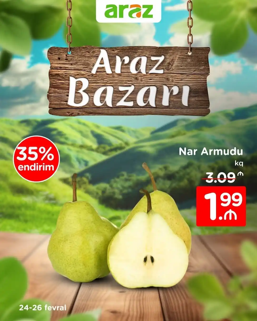 Image from Araz Supermarket: “Araz” bazarında endirimlər var 😍 Dəyərli izləyicilərimiz, “Araz”da ...