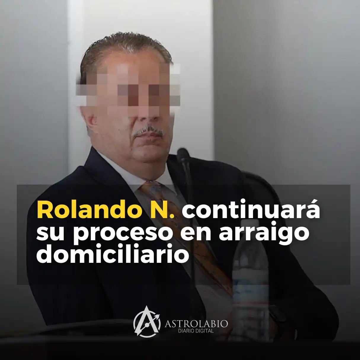 Image from Astrolabio Diario Digital: 📢 | El exdiputado *Rolando N.* fue liberado luego de que un juez modi...