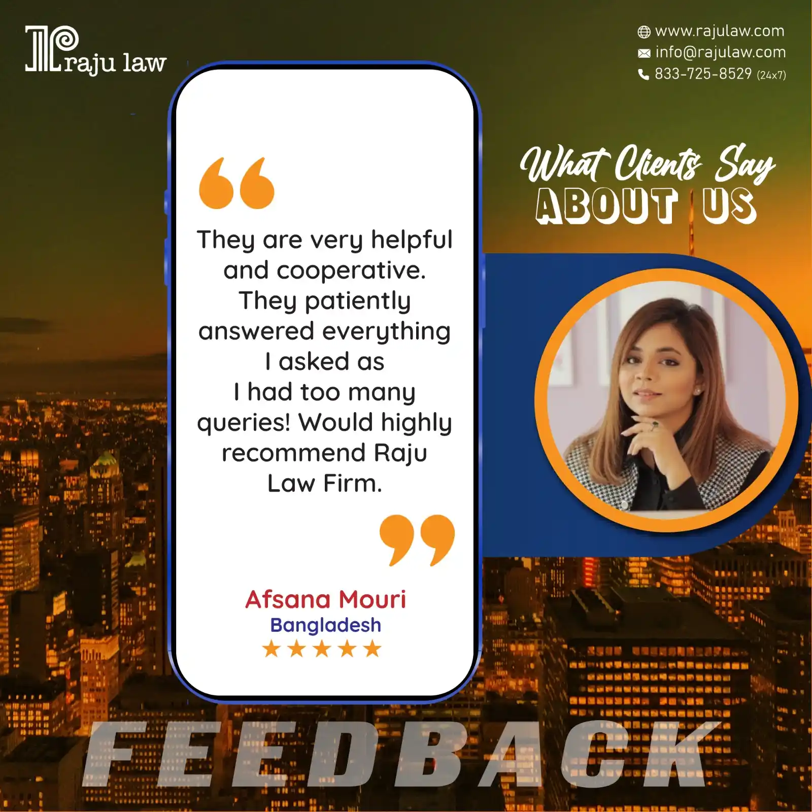 Attorney Raju Mahajan & Associates post