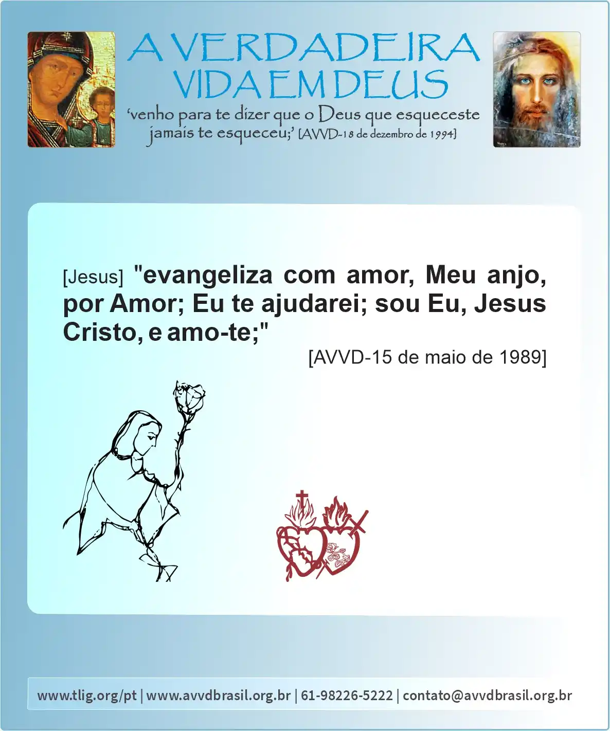 AVVDBrasil: Nossos Dois Corações triunfarão post