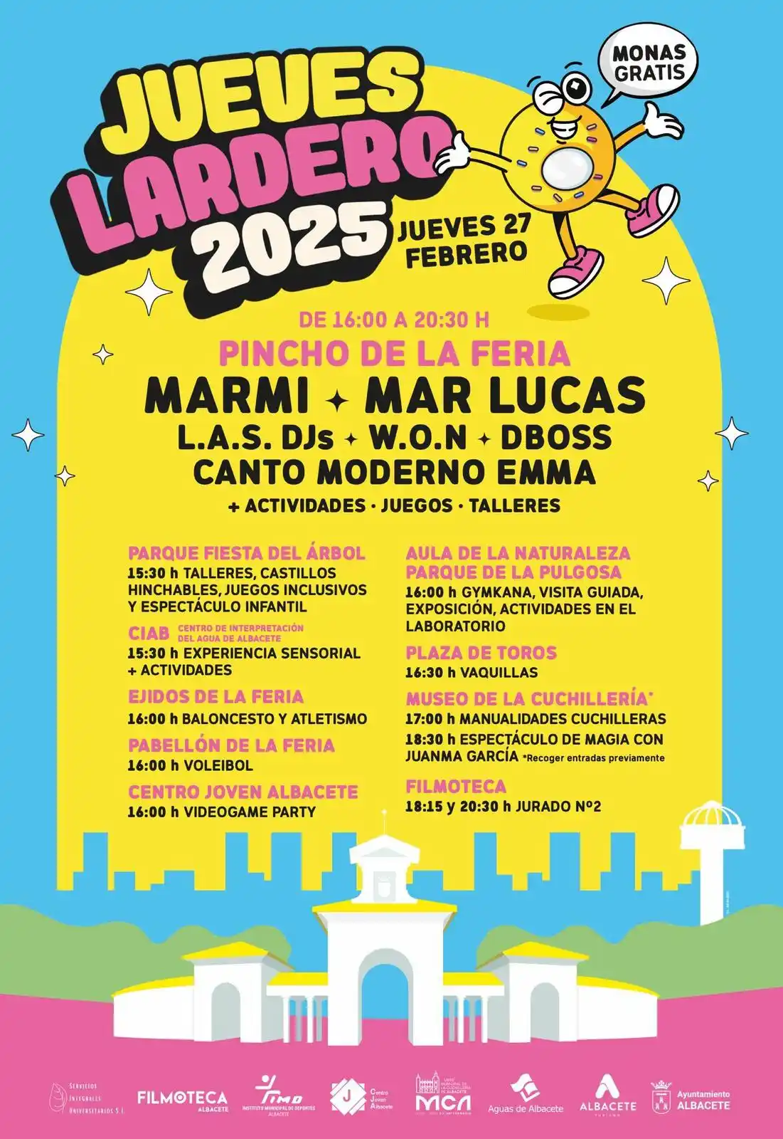 Image from Ayuntamiento de Albacete: 🎉 ¡Celebremos juntos el Jueves Lardero en Albacete! 🎭 📍 Música, es...