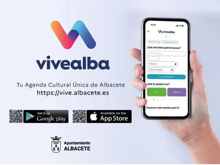 Image from Ayuntamiento de Albacete: ¡Recuerda que ya puedes disfrutar de Vivealba, la App que conecta con ...