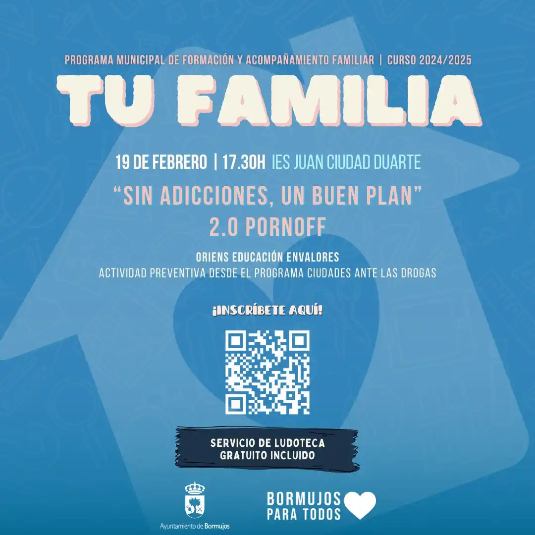 Image from Ayuntamiento de Bormujos: ¡¡MAÑANA MIÉRCOLES!! 🗣️ Seguimos celebrando diálogos entre famili...