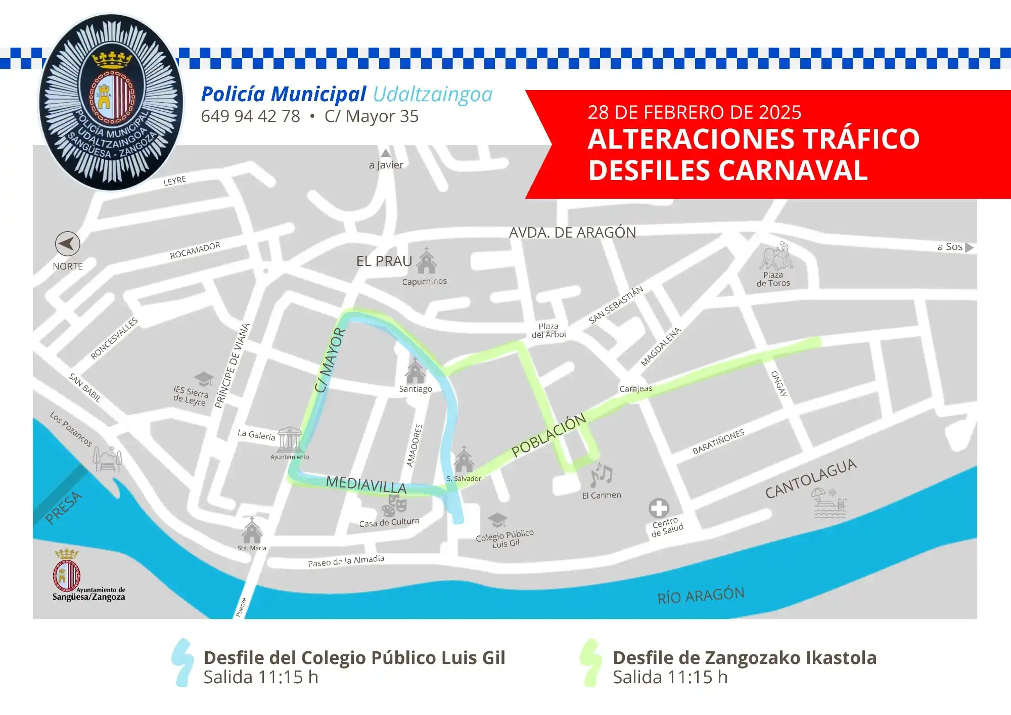 Ayuntamiento de Sangüesa / Zangozako Udala post