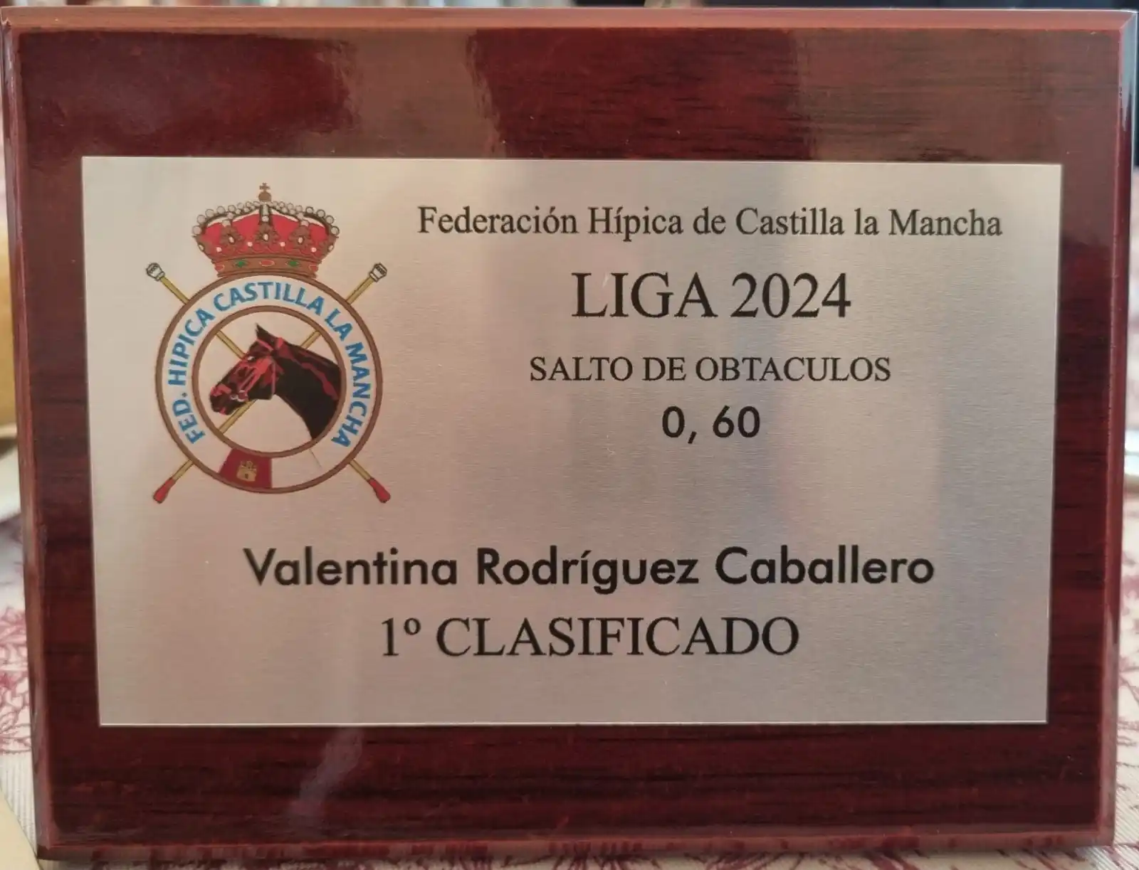 Image from Ayuntamiento San Román De Los Montes: Nuestra Valentina ha sido galardonada este fin de semana como campeona...