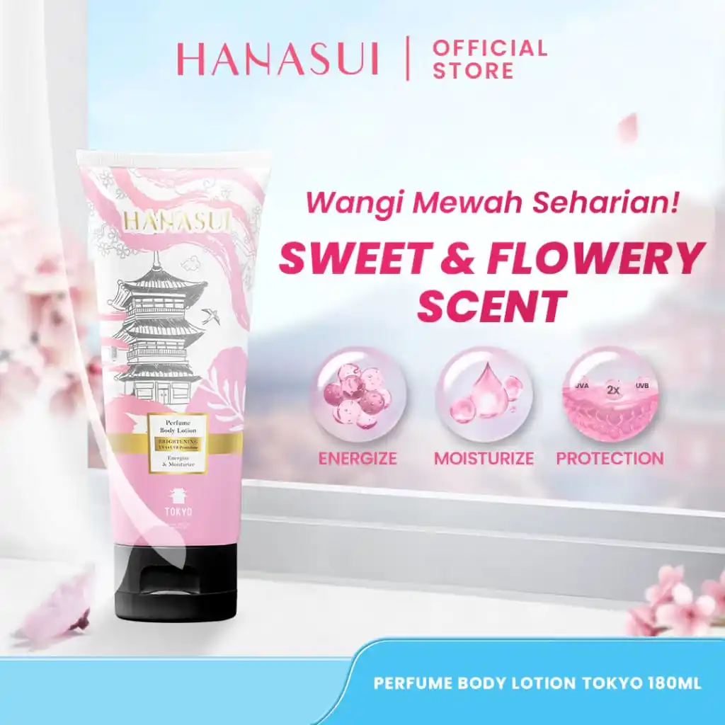 Image from 🌪BADAI DISKON‼️: 🌪BADAI DISKON HARI INI‼️ HANASUI PERFUME BODY LOTION https://s.shope...