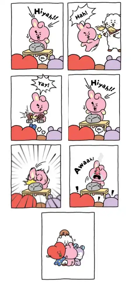 Image from Bangtan Universe ✨️🪐💜: — 「📱」BT21 NOVEDADES —  – Actualización de BT21, a través de sus cuent...