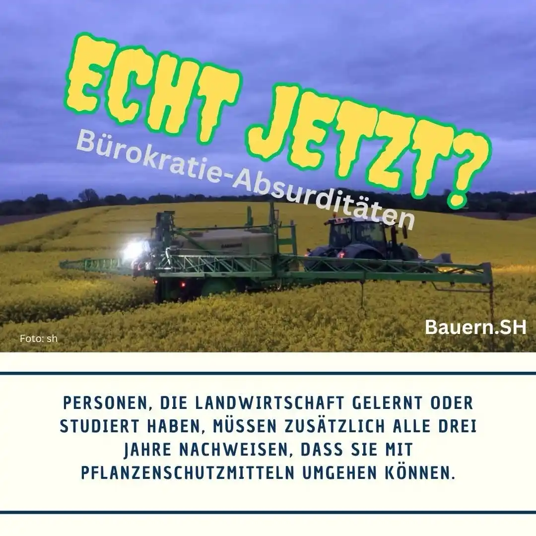 Image from Bauern.SH: Landwirte leiden unter einem "Bürnout", einen Ausbrennen durch zu viel...