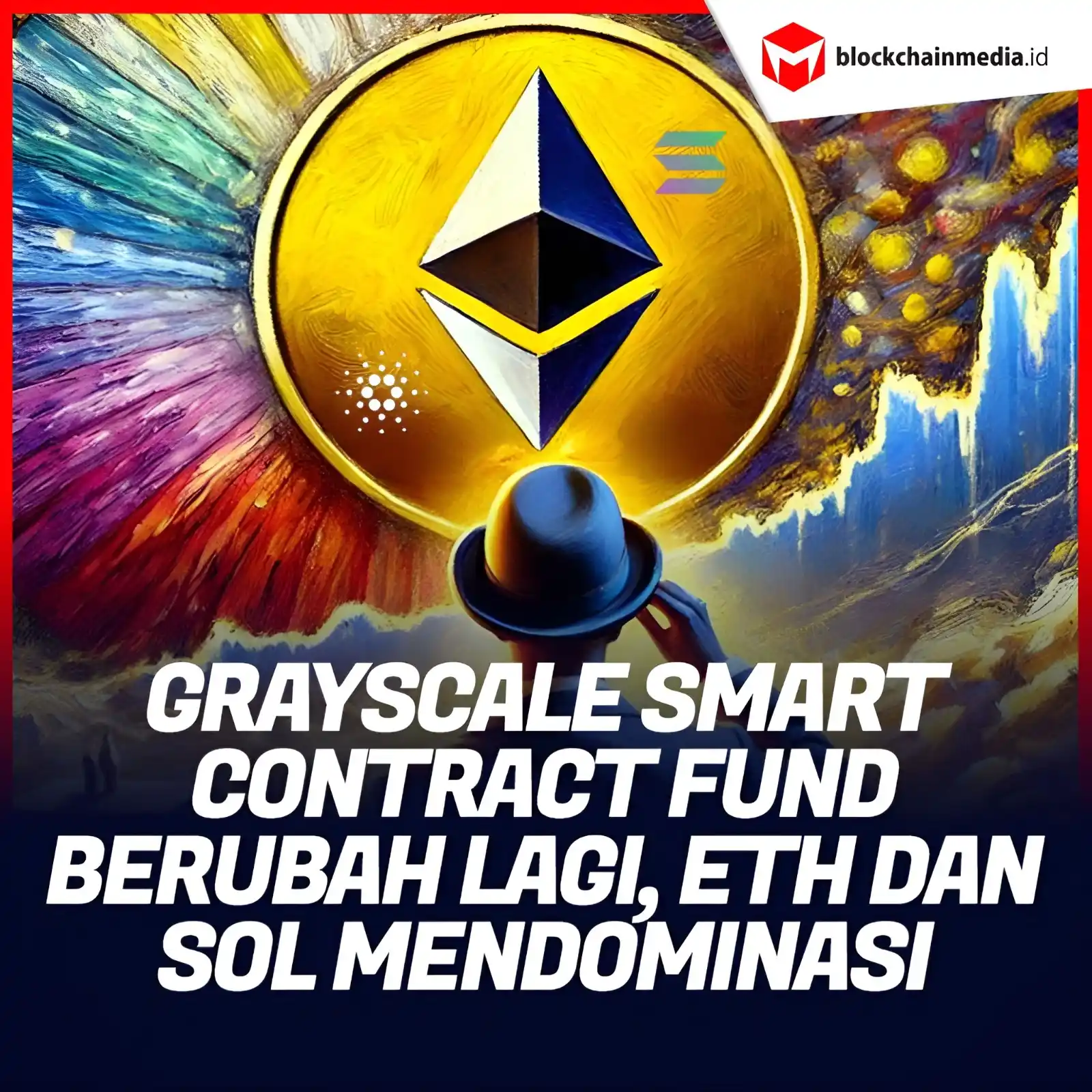 Image from Blockchainmedia.id: Grayscale Smart Contract Fund terbaru didominasi oleh Ethereum dan Sol...