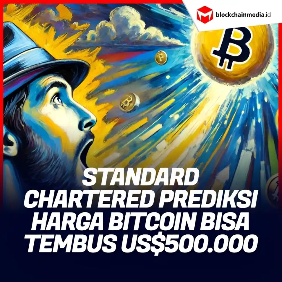 Image from Blockchainmedia.id: Standard Chartered mengungkap prediksi harga Bitcoin yang berpotensi m...