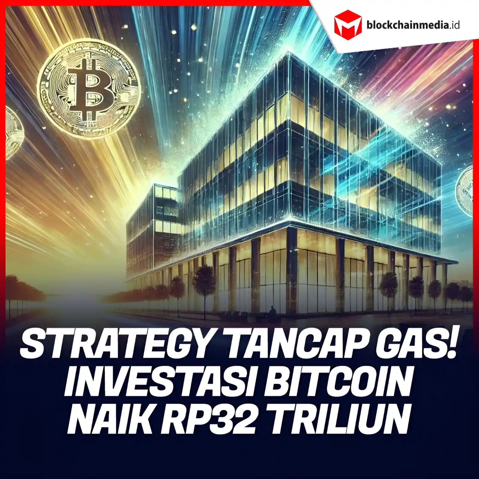 Image from Blockchainmedia.id: Strategy semakin agresif! Kali ini, mereka kembali menambah investasi ...