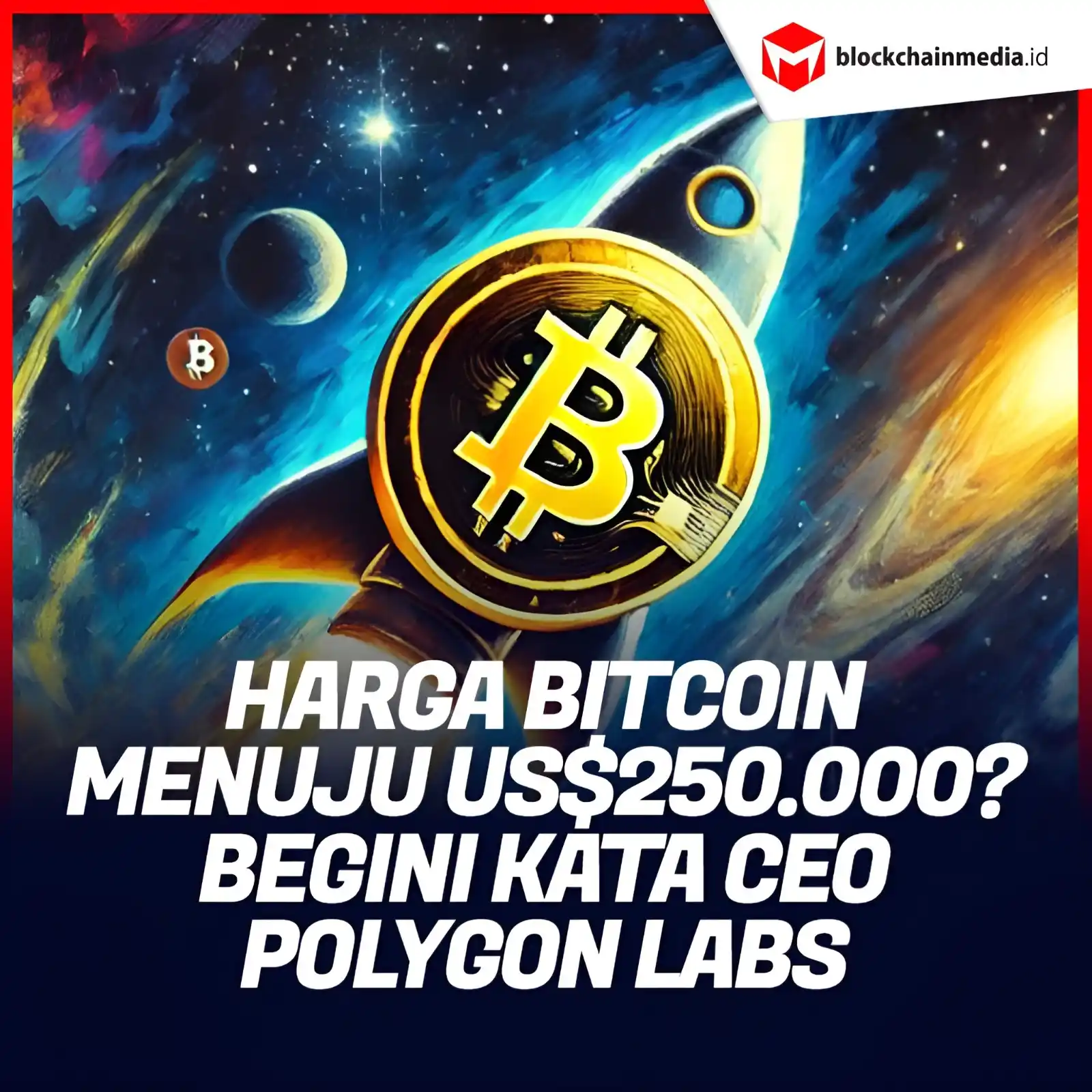 Image from Blockchainmedia.id: CEO Polygon Labs, Marc Boiron, memprediksi harga Bitcoin bisa naik ke ...