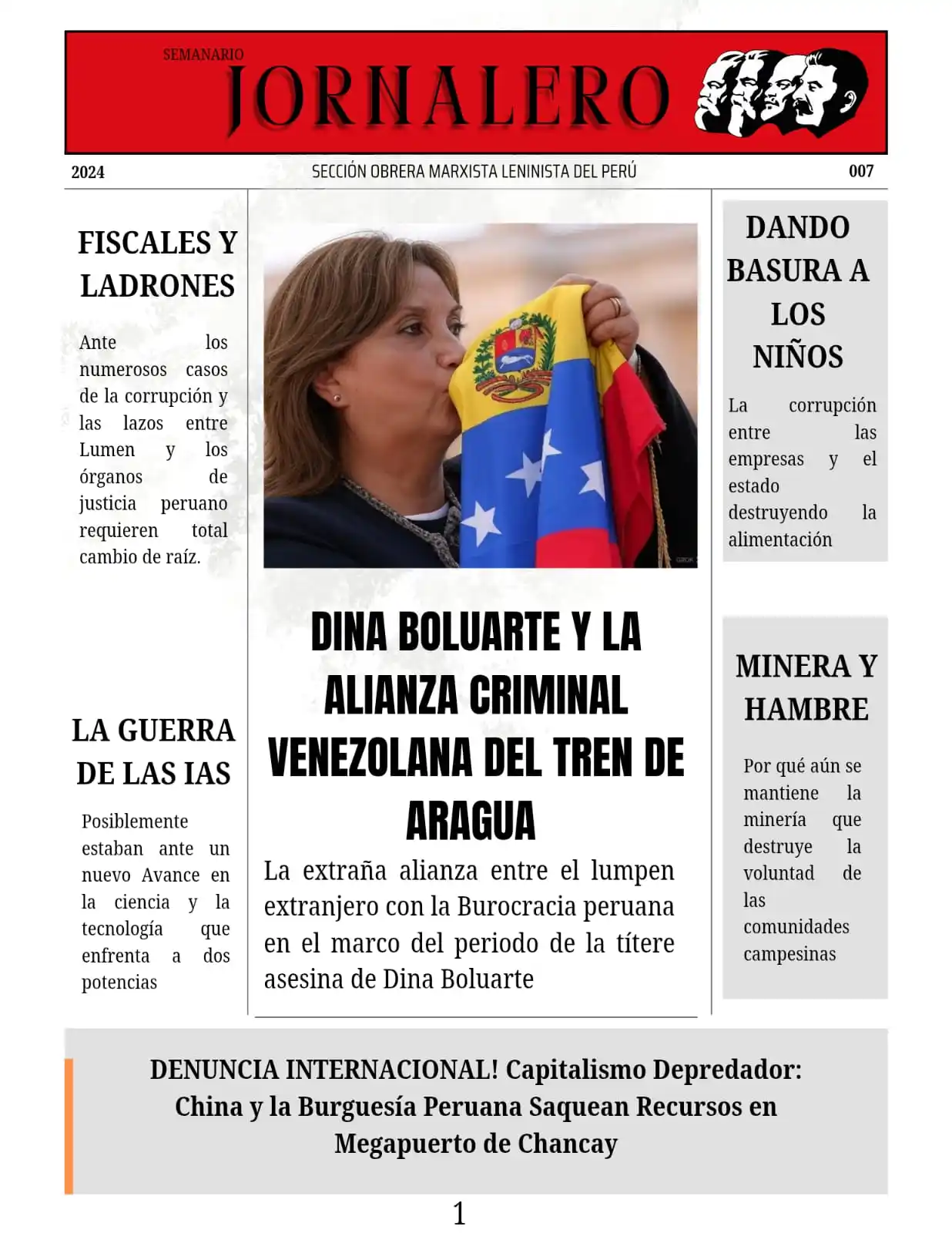 GRUPO OBRERO DE FORMACIÓN  MARXISTA - JORNAL post