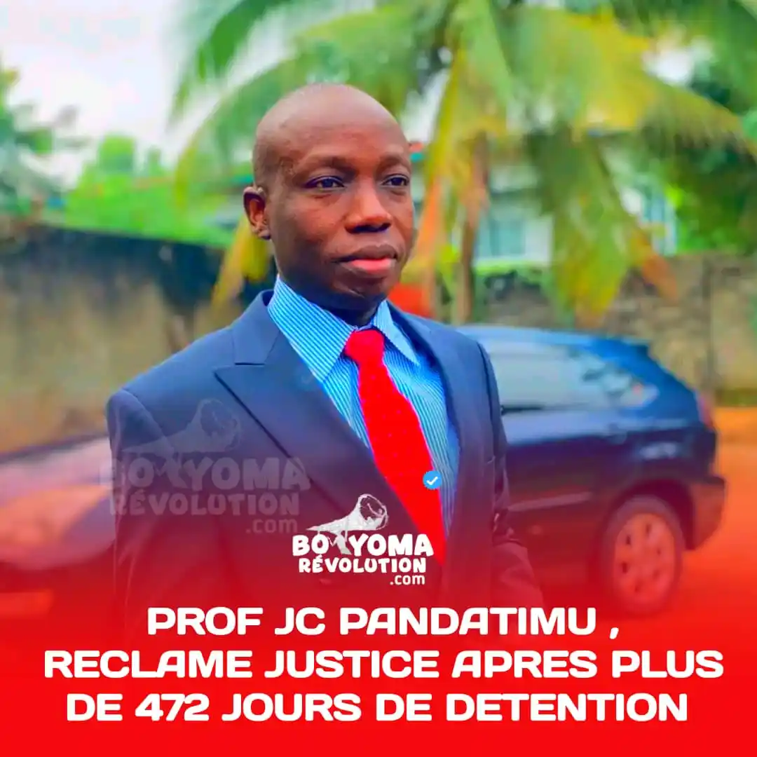 Image from Boyoma Révolution: 🔴 Justice / Kisangani — Le professeur Jean-Claude Pandatimu Big wa Ga...