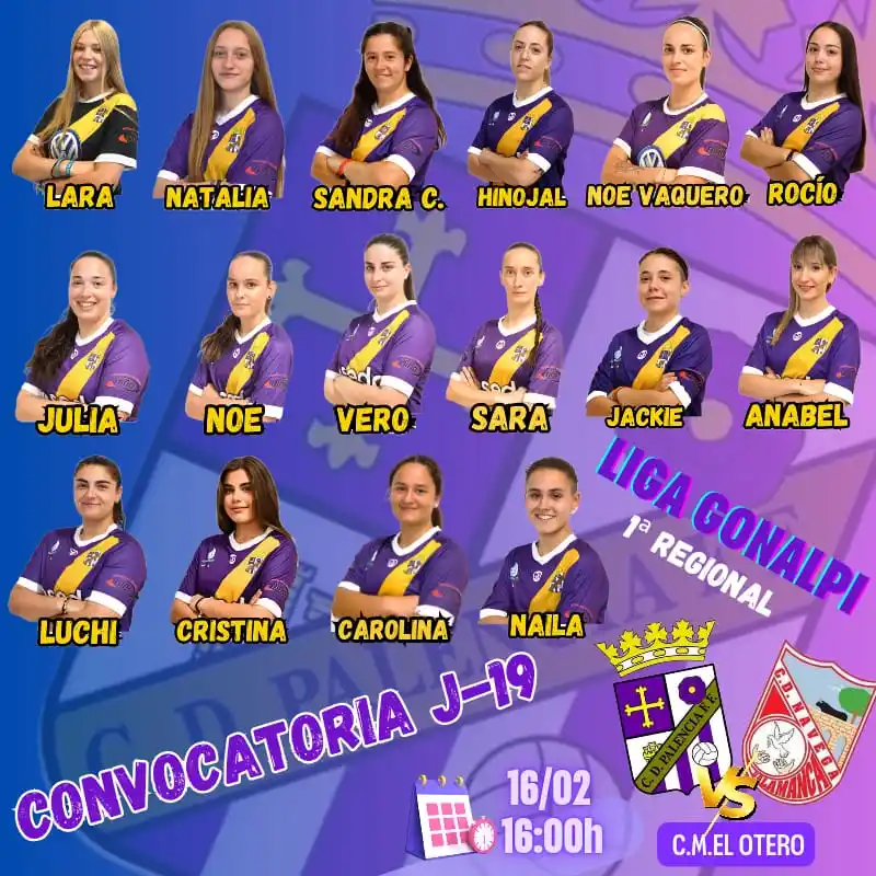 Image from C.D. PALENCIA F.F.: ¡Nuestras 16 futbolistas que hoy lo van a dar todo para que los tres p...