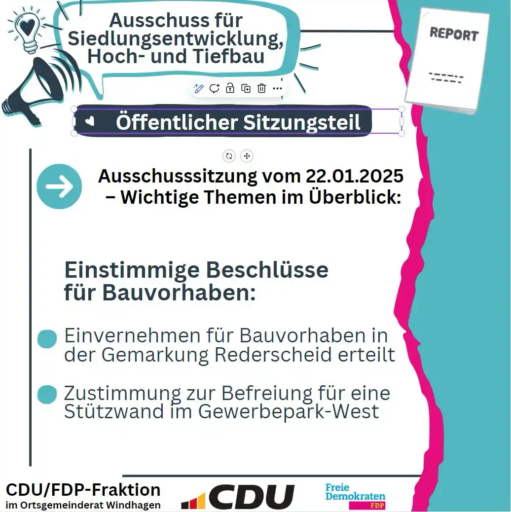 CDU Windhagen post