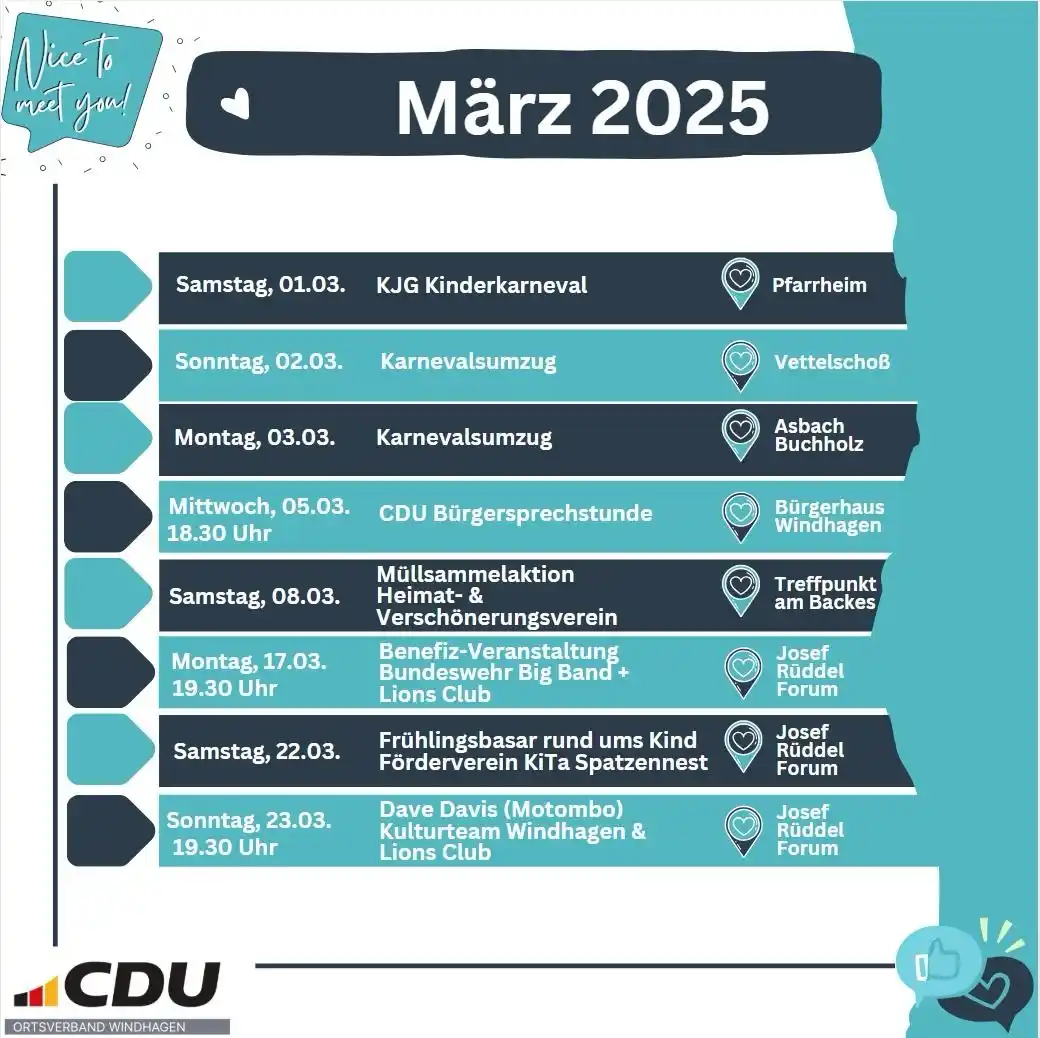 CDU Windhagen post