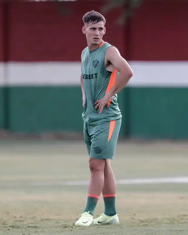 Image from Central FLUMINENSE: Joaquín Lavega no treino de hoje. (21/02)  📸 Lucas Merçon...