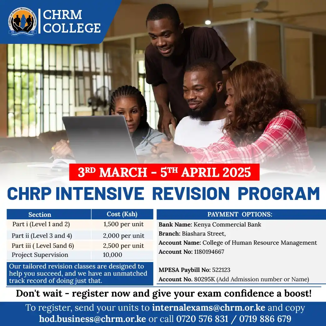 Image from CHRM College: *Ready to conquer the CHRP exam?* CHRM College's intensive revision p...