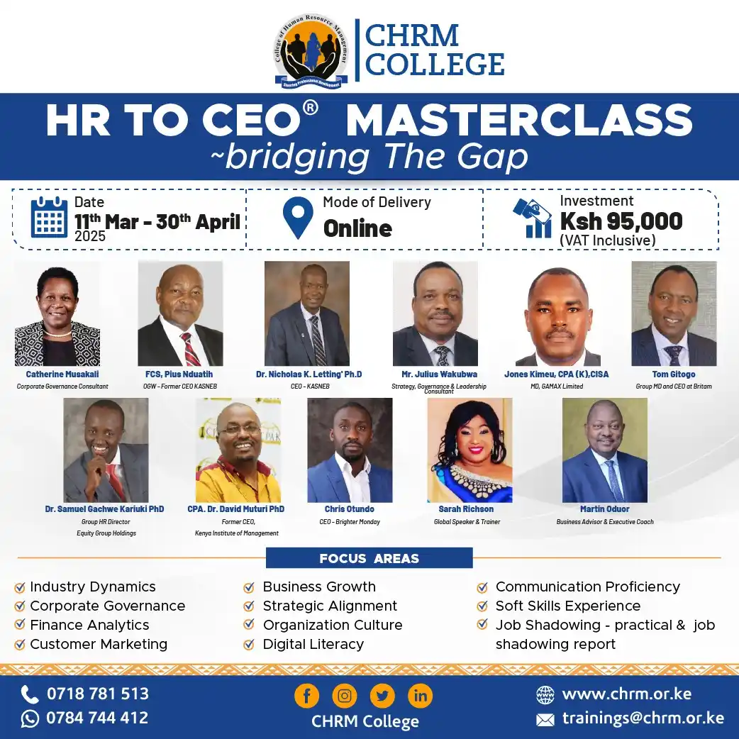 Image from CHRM College: CHRM College invites all aspirational Human resources practitioners to...