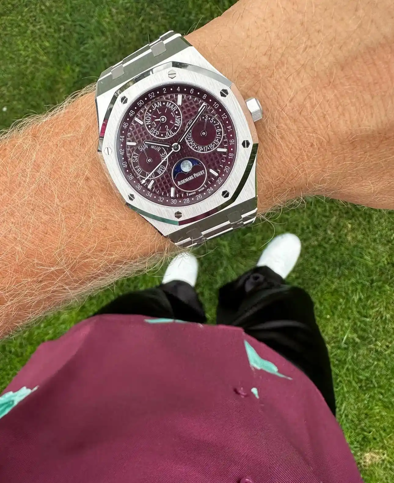 Image from Chrono 10:10 : Audemars Piguet Royal Oak Perpetual Calendar Condition: Like new, Full...