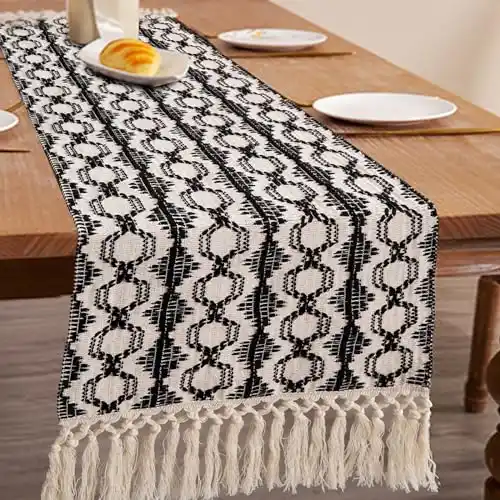 Image from 🦾🤖Code&Coupon DealsBot: 4.59 € Kinwodon White Rustikaler Vintage Bauernhaus Makramee Tischl...