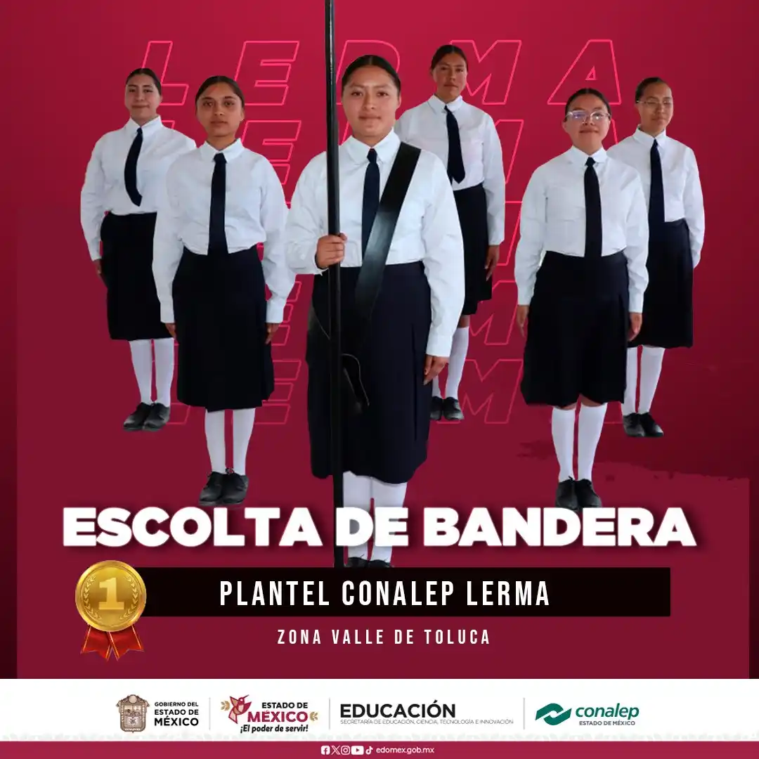 Image from CONALEP EDOMEX 🐺: 🇲🇽🏆 ¡Honor, disciplina y orgullo CONALEP! 🏆🇲🇽 El día de ayer e...