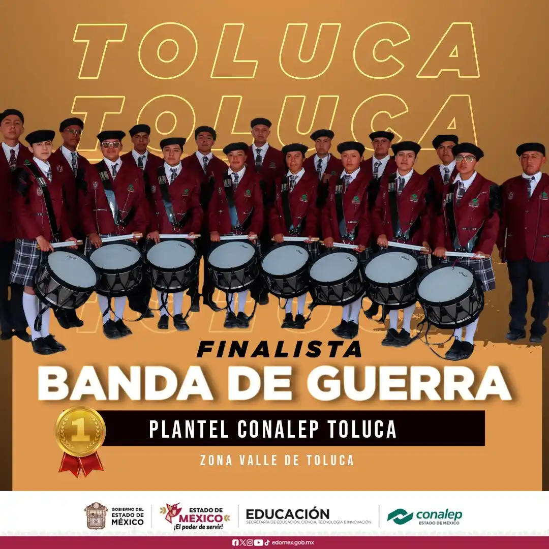 Image from CONALEP EDOMEX 🐺: 🥁🇲🇽 ¡El ritmo del honor y la disciplina resonó con fuerza! 🇲🇽🥁 A...