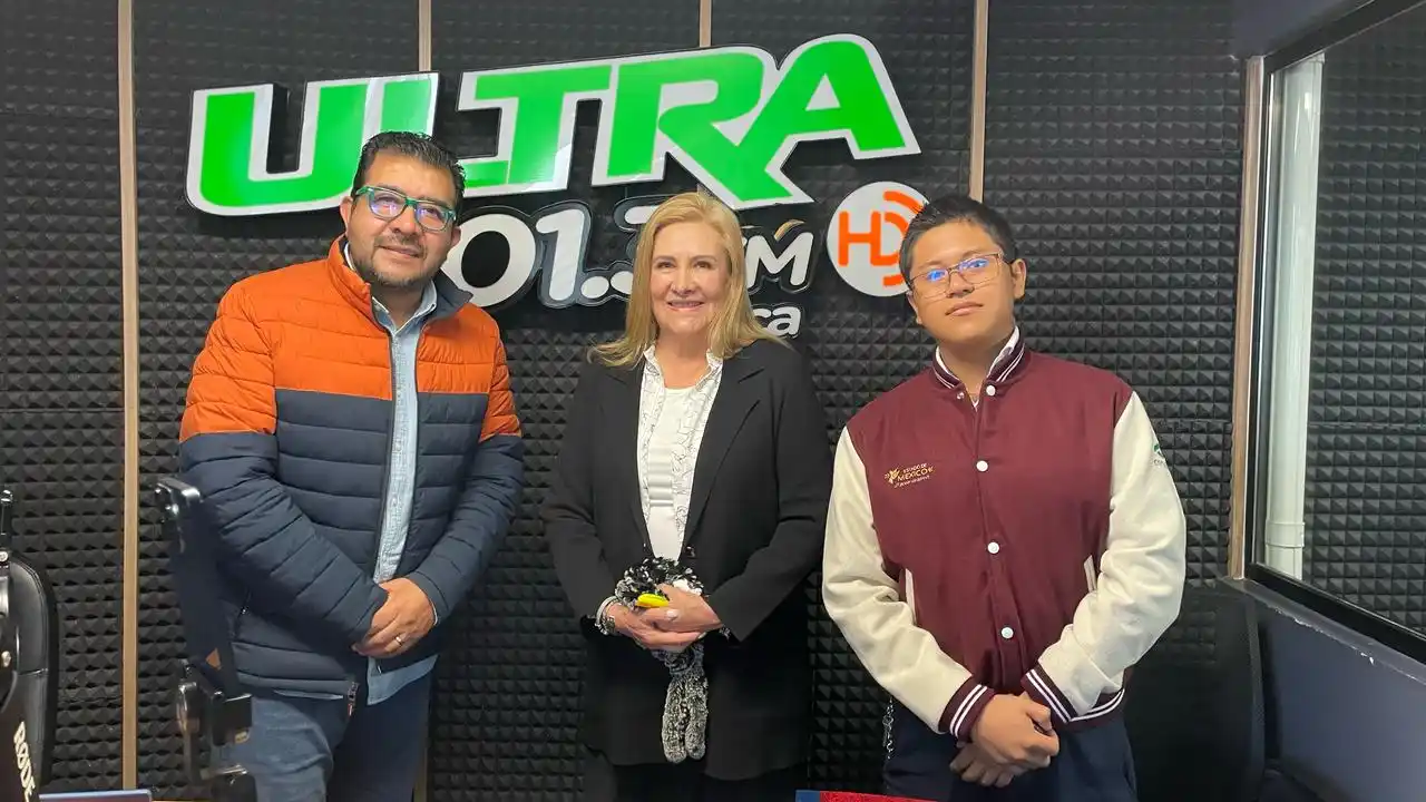 Image from CONALEP EDOMEX 🐺: 🎙️ CONALEP Estado de México brilla en ULTRA 101.3 FM Esta mañana, la...