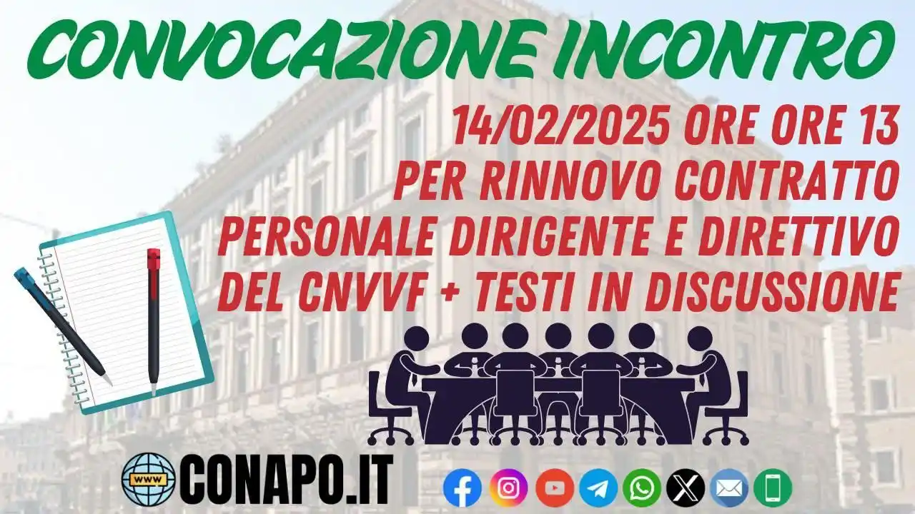 CONAPO Sindacato Autonomo Vigili Fuoco post