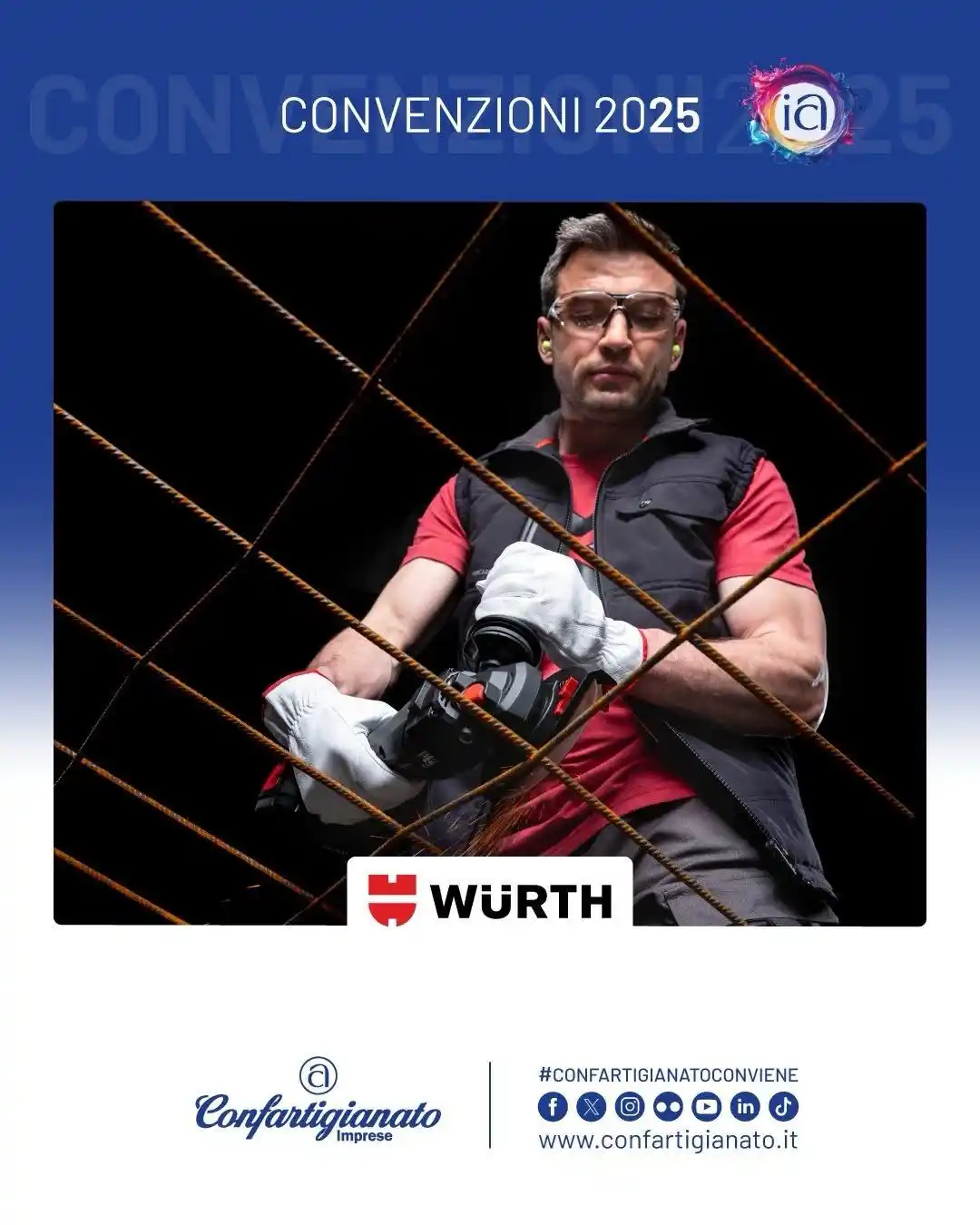 Image from Confartigianato Arezzo: 👷♂️ Confartigianato e Würth Italia al fianco degli artigiani e dei p...