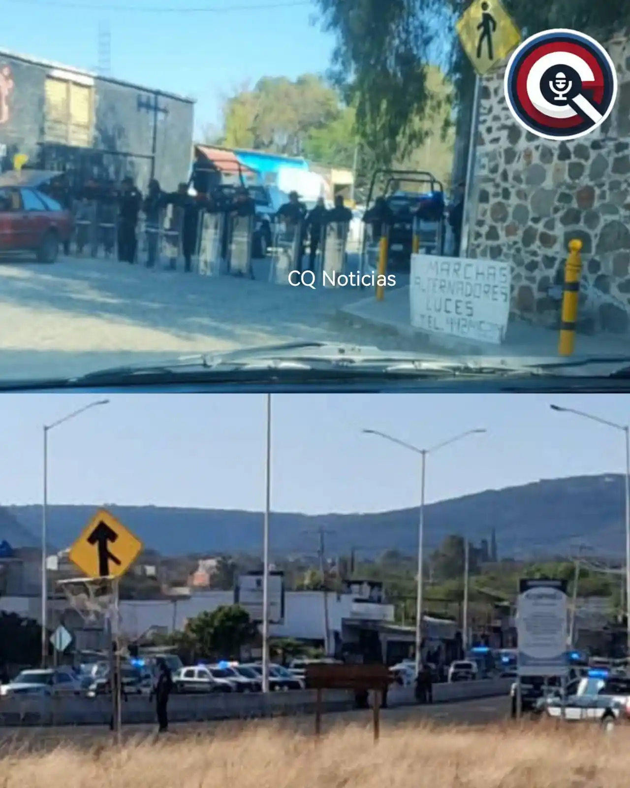 Image from CQ NOTICIAS 📝 (Sin Censura): ⚠️👮🏻♀🚔👮🏼♂️En estos momentos fuerte operativo en mompani granade...