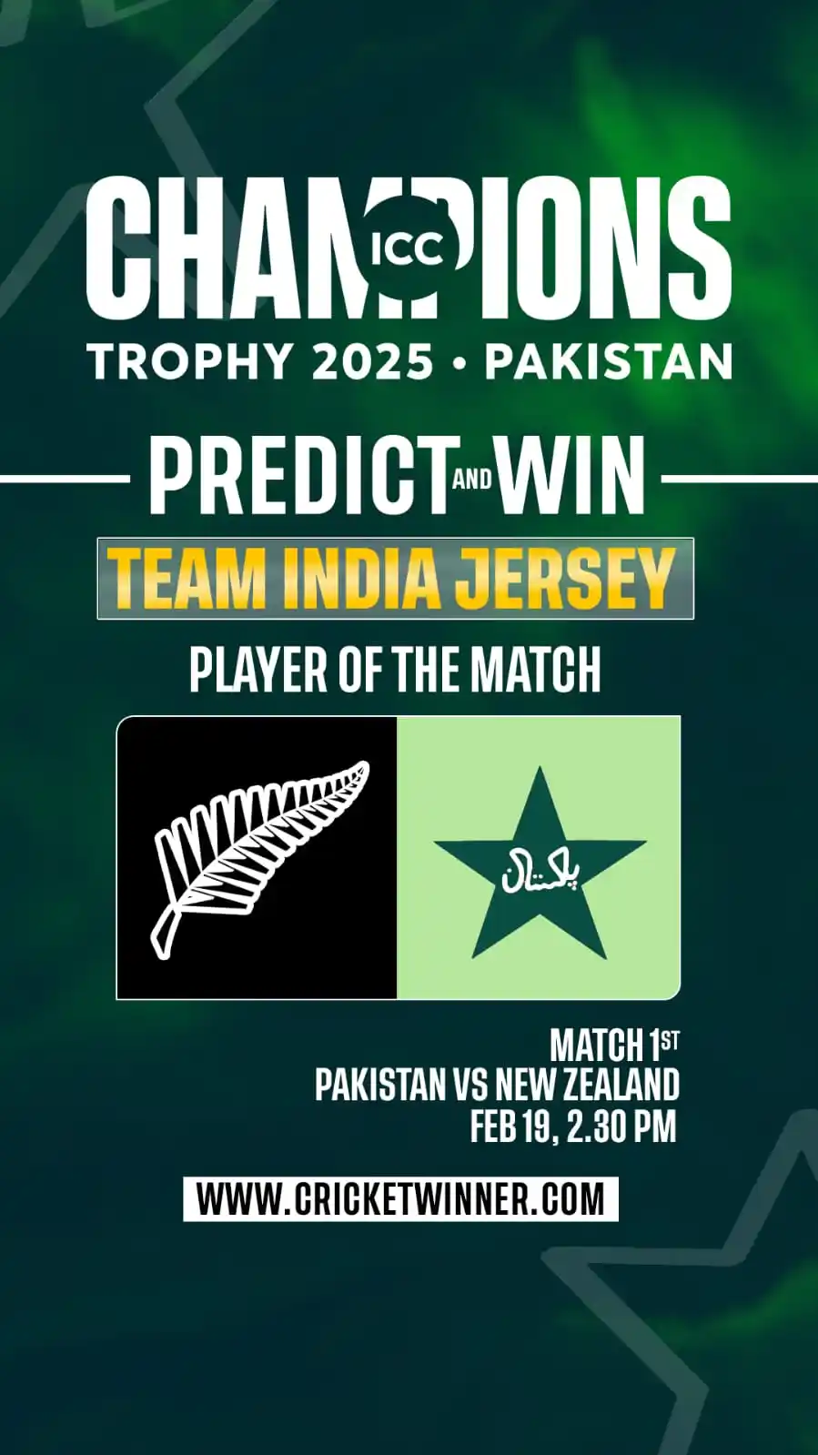Cricket Winner post