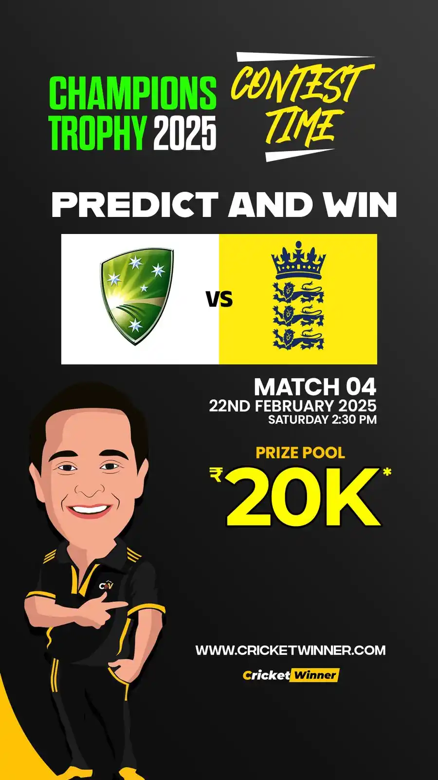 Cricket Winner post