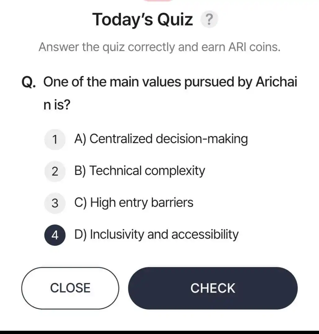 Image from Crypto Republik 🐵🍌: Today’s ari wallet quiz answer Download ari wallet from PlayStore or...