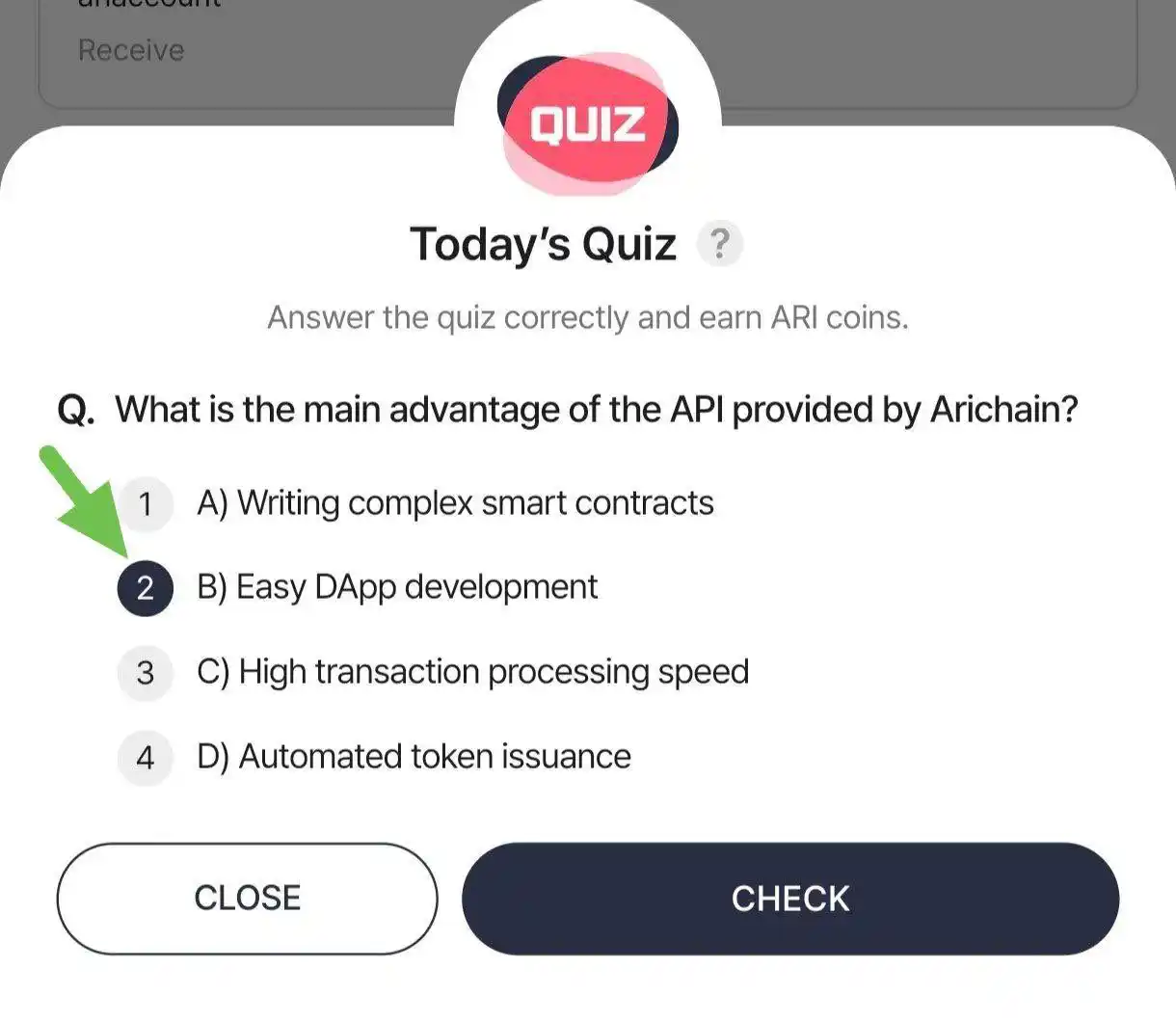 Image from Crypto Republik 🐵🍌: Today’s ari wallet quiz answer Download ari wallet from PlayStore or...