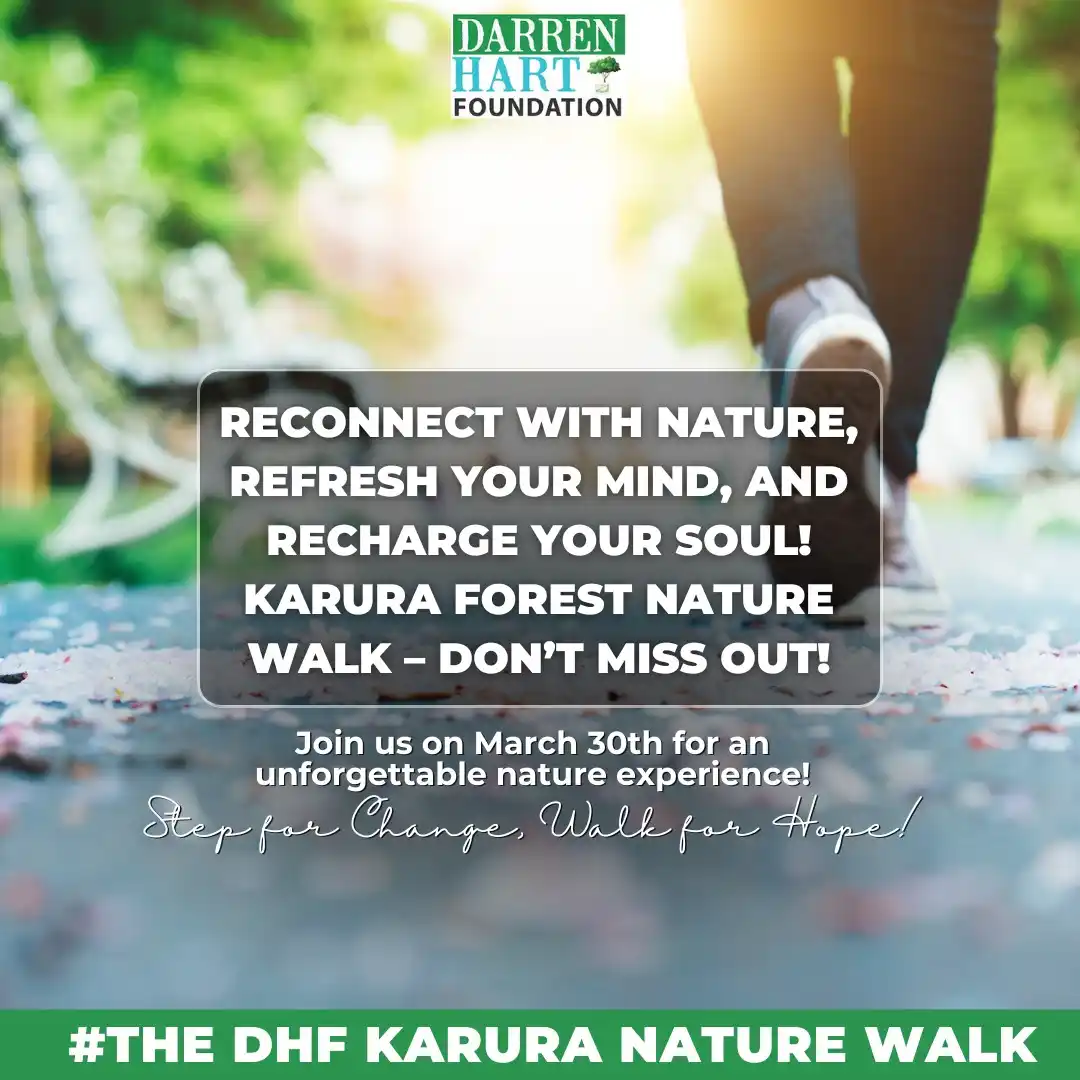 Image from Darren Hart Foundation: "Escape the hustle and bustle of daily life and immerse yourself in th...