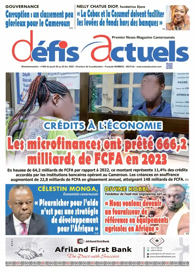 Image from Défis Actuels / News du Cameroun: 📰 Défis Actuels N°940 du 20/02/2025 - Nouvelle édition disponible ! �...