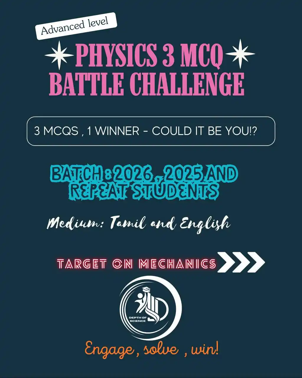 DEPTH OF SCIENCE post