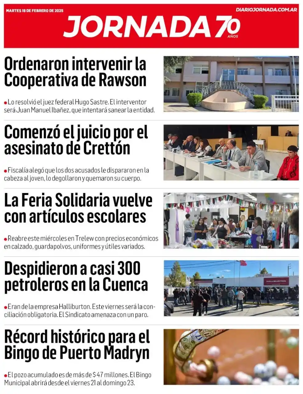 Diario Jornada post