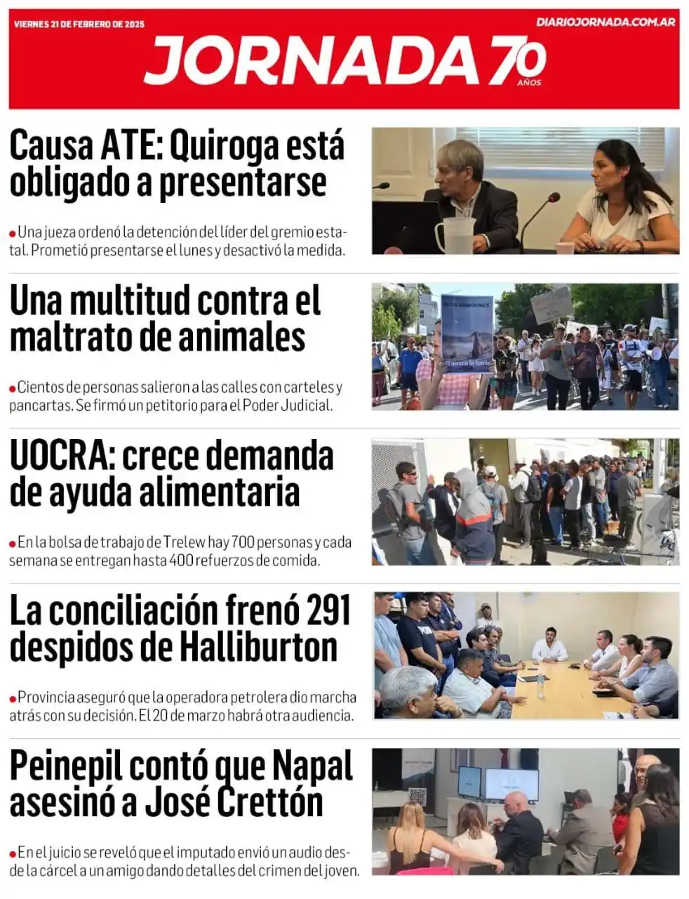 Diario Jornada post