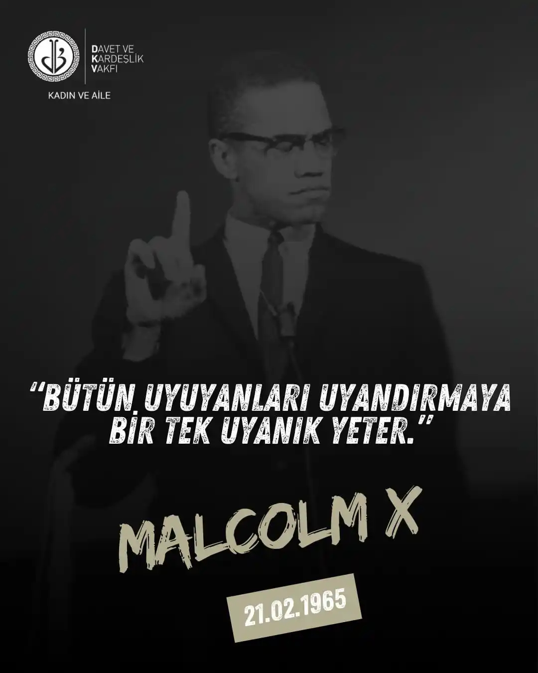 Image from DKV-KADIN VE AİLE: Bütün uyuyanları uyandırmaya bir tek uyanık yeter!  Şehadetinin sene-i...