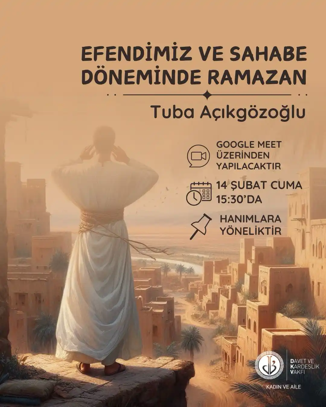 Image from DKV-KADIN VE AİLE: “Ramazanda Manevi Beslenme” programımızın üçüncü dersi olan ‘Efendimiz...