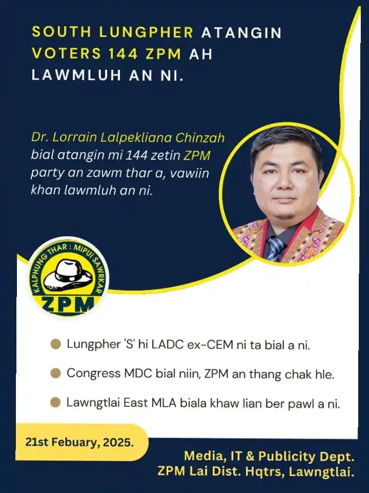 Dr. Lorrain Lalpekliana Chinzah post