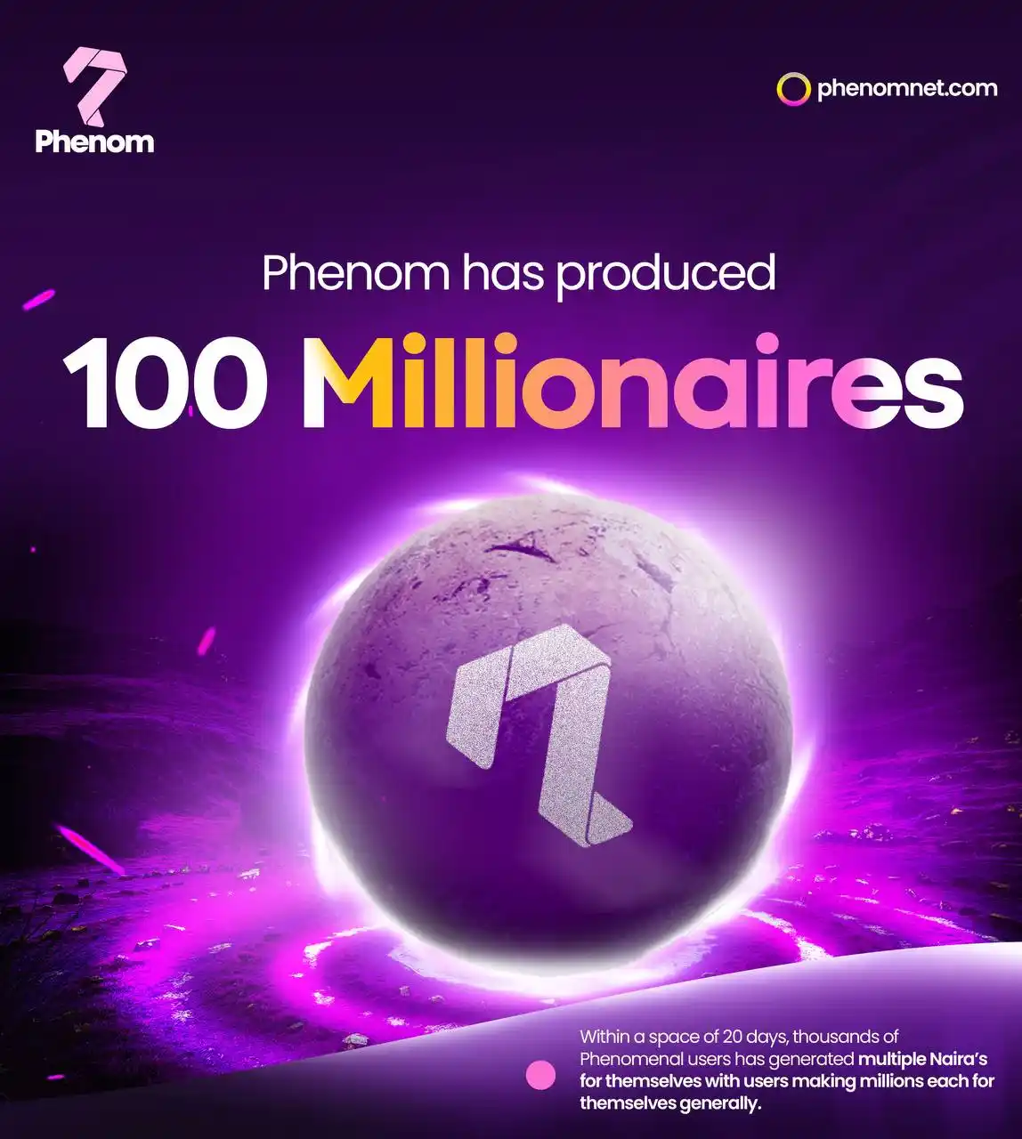 Earn 30-50k With Phenom post