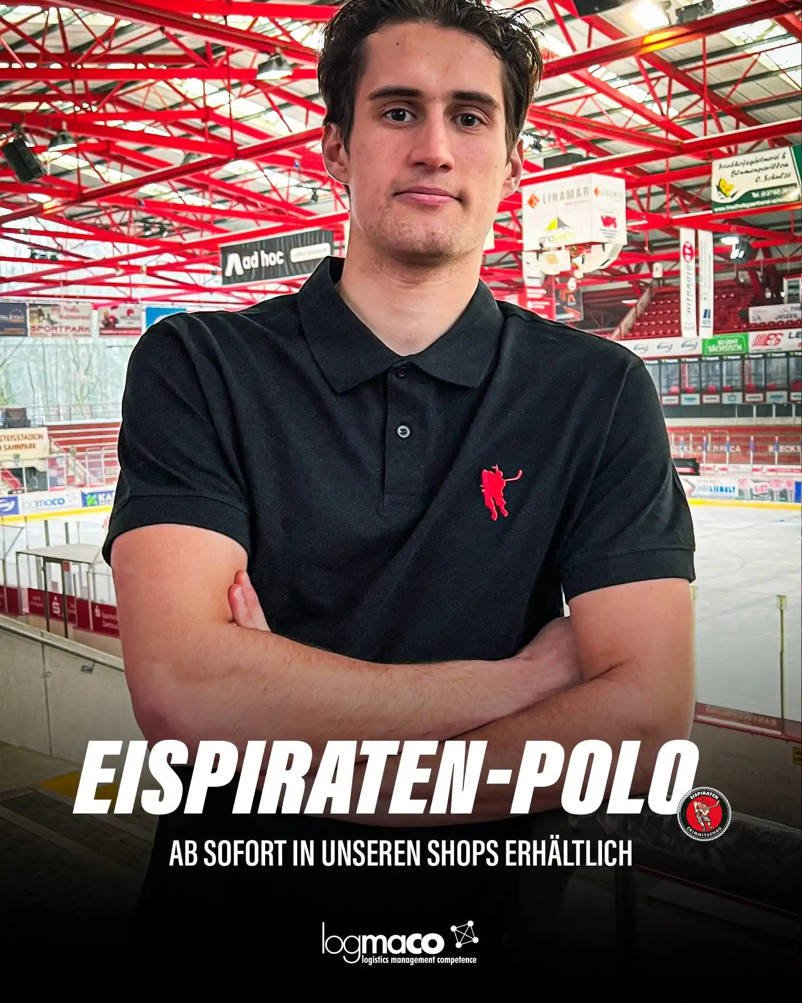 Image from Eispiraten Crimmitschau : Ab sofort erhältlich: Unser neues Eispiraten-Poloshirt 🔥 Ob im Büro,...