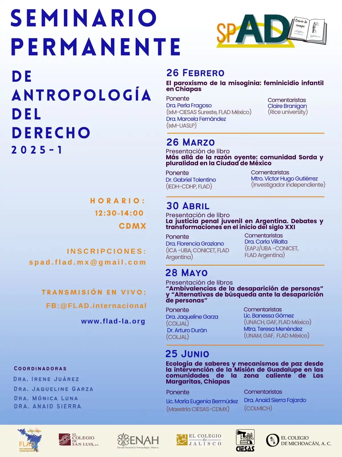 Image from El Colegio de Jalisco: El Seminario Permanente de Antropología del Derecho (<a class="text-bl...