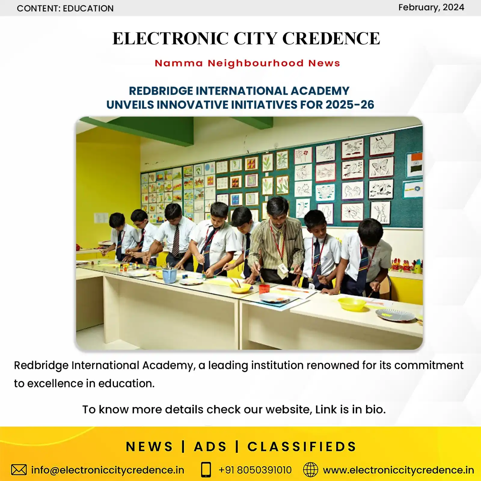 Electronic City Credence post